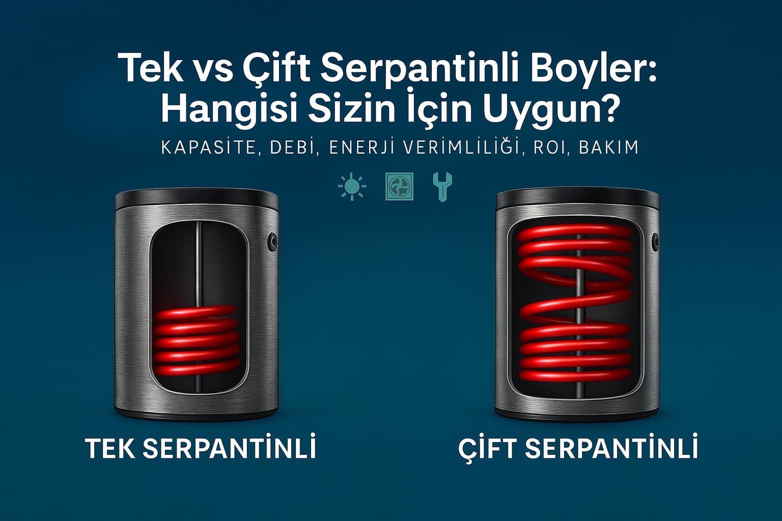 Tek vs Çift Serpantinli Boyler: Hangisi Sizin İçin Uygun?